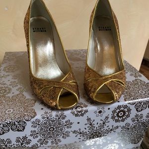 Stuart Weiztman shoes.